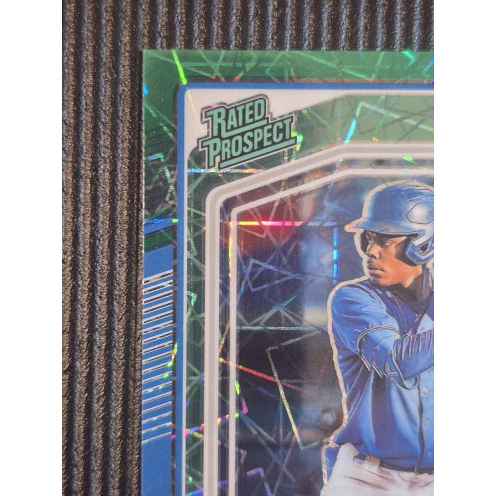 202r Donruss Optic Josue De Paula #113 Teal Velocity /149 Rated Prospect - Picture 4 of 7